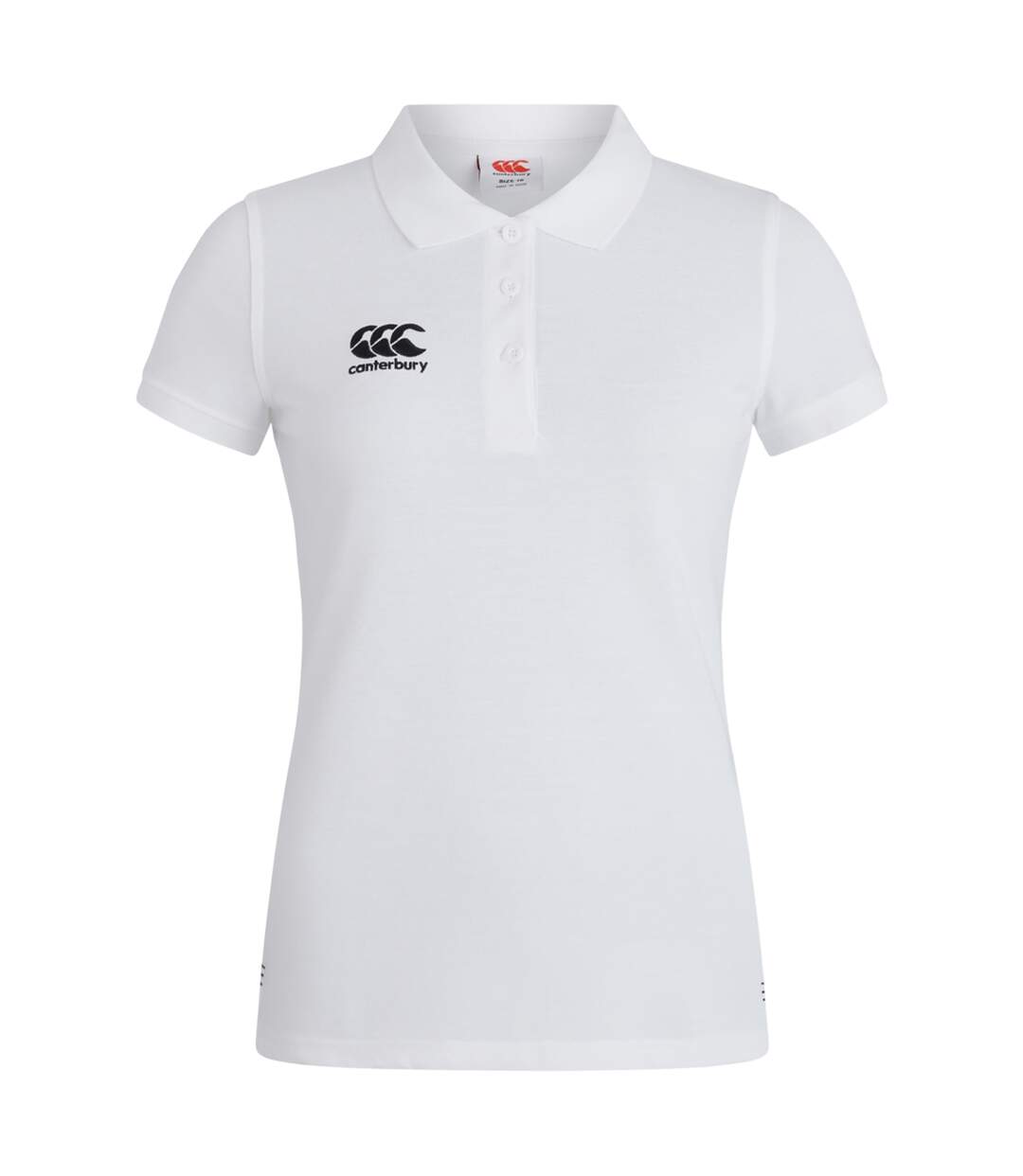Womens/ladies Waimak Polo Shirt White Canterbury-2