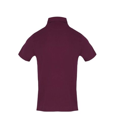 Mens Triangle Logo Polo Shirt Red Aquascutum
