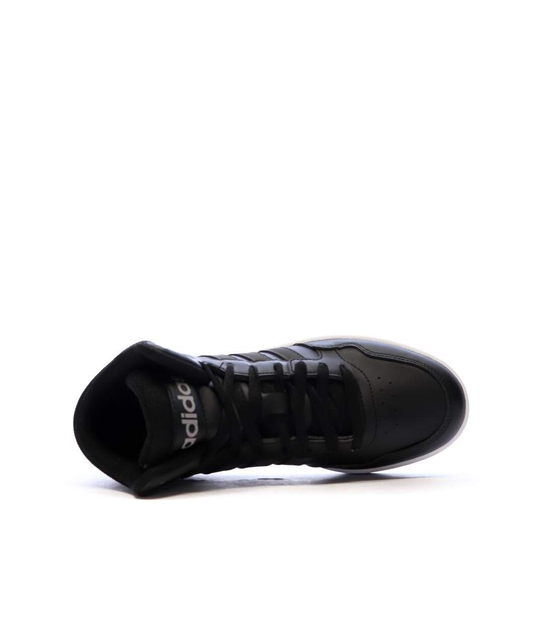 Baskets noires femme adidas hoops gw5456-4