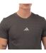 T-shirt Gym+ Homme Gris Adidas-4