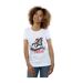 Disney Femme/Les femmes Mulan Movie Stride - T-shirt en coton (Blanc) - UTBI30698-2