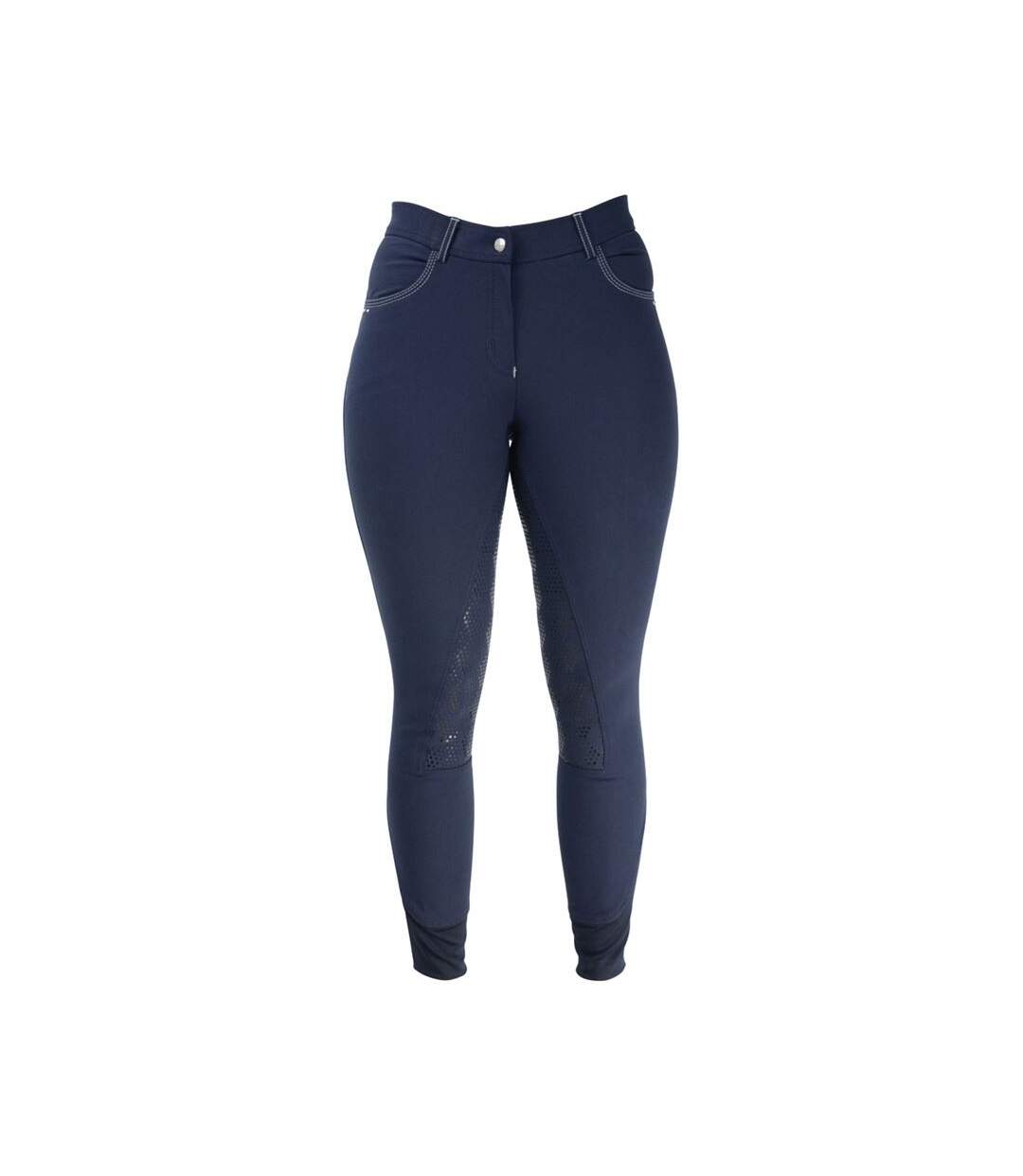 Pantalon d´équitation highgrove femme bleu marine / argent HyPERFORMANCE-1