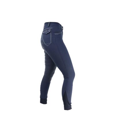 Womens/ladies highgrove breeches navy/silver HyPERFORMANCE