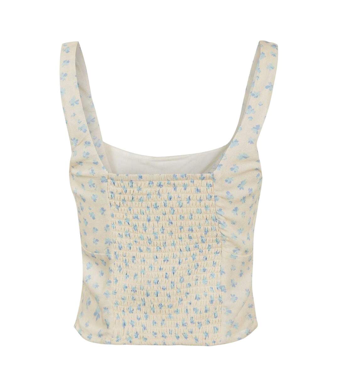 Womens/ladies Floral Fitted Crop Top Multicoloured Jack Wills-3