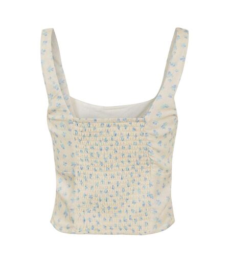 Womens/ladies Floral Fitted Crop Top Multicoloured Jack Wills