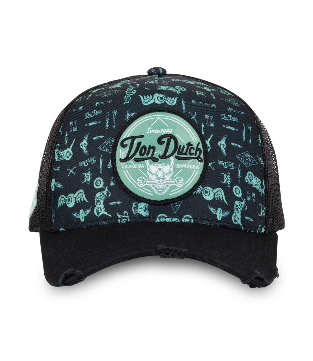 Casquette trucker avec filet Print Full Meca Vondutch-2