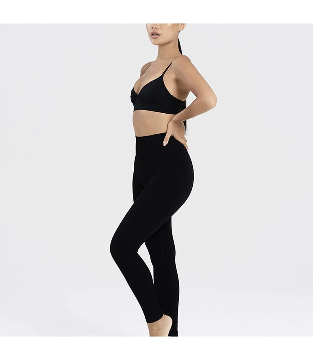 Ruey - Legging noir femme Essentials sculptant maintien-4