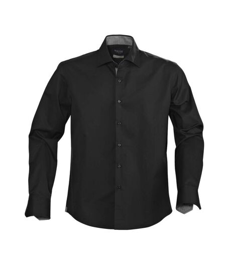 James Harvest Mens Baltimore Formal Shirt (Black)