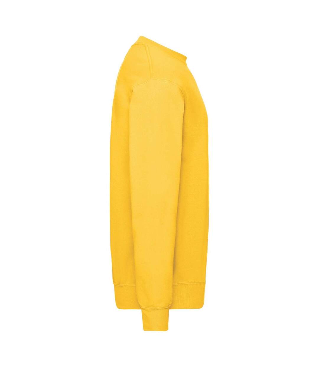 Sweat classic homme jaune Fruit of the Loom-3