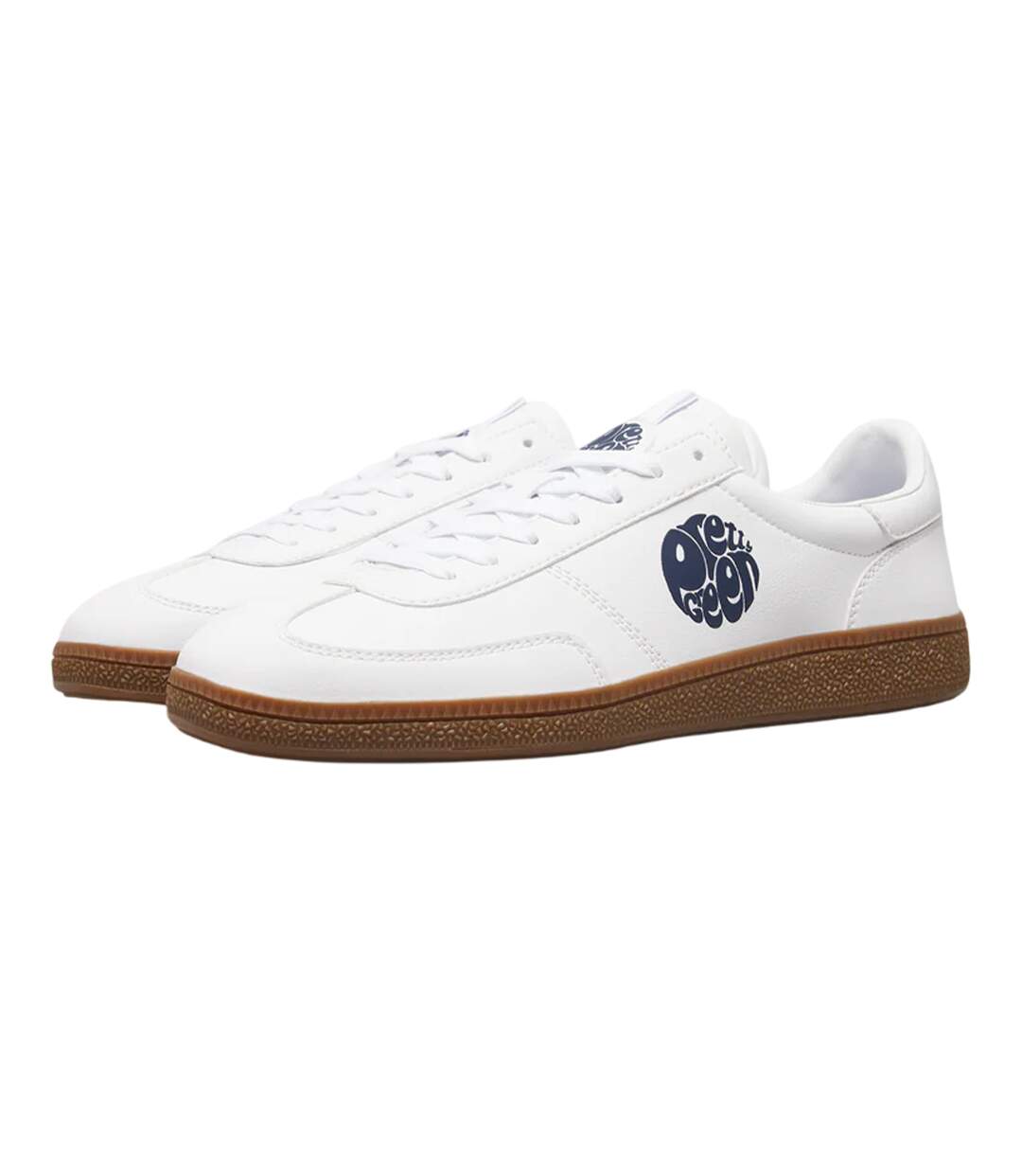 Baskets Motif/style Cachemire Ramblas Homme Blanc Pretty Green-4