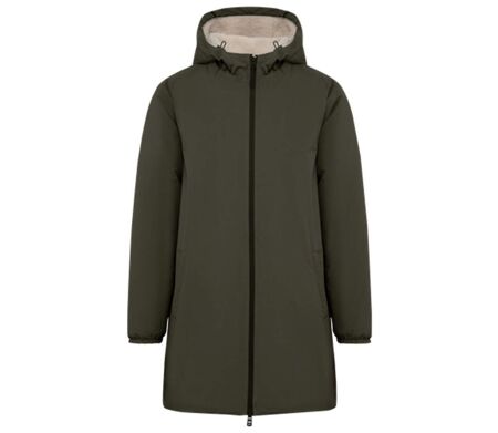 Veste imperméable doublée sherpa - Unisexe - PAT609 - vert kaki