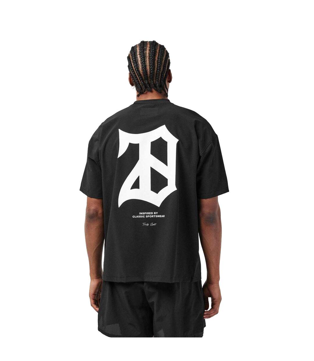 T-shirt Motif/style Imprimé Graphique Homme Noir 28 Club-1