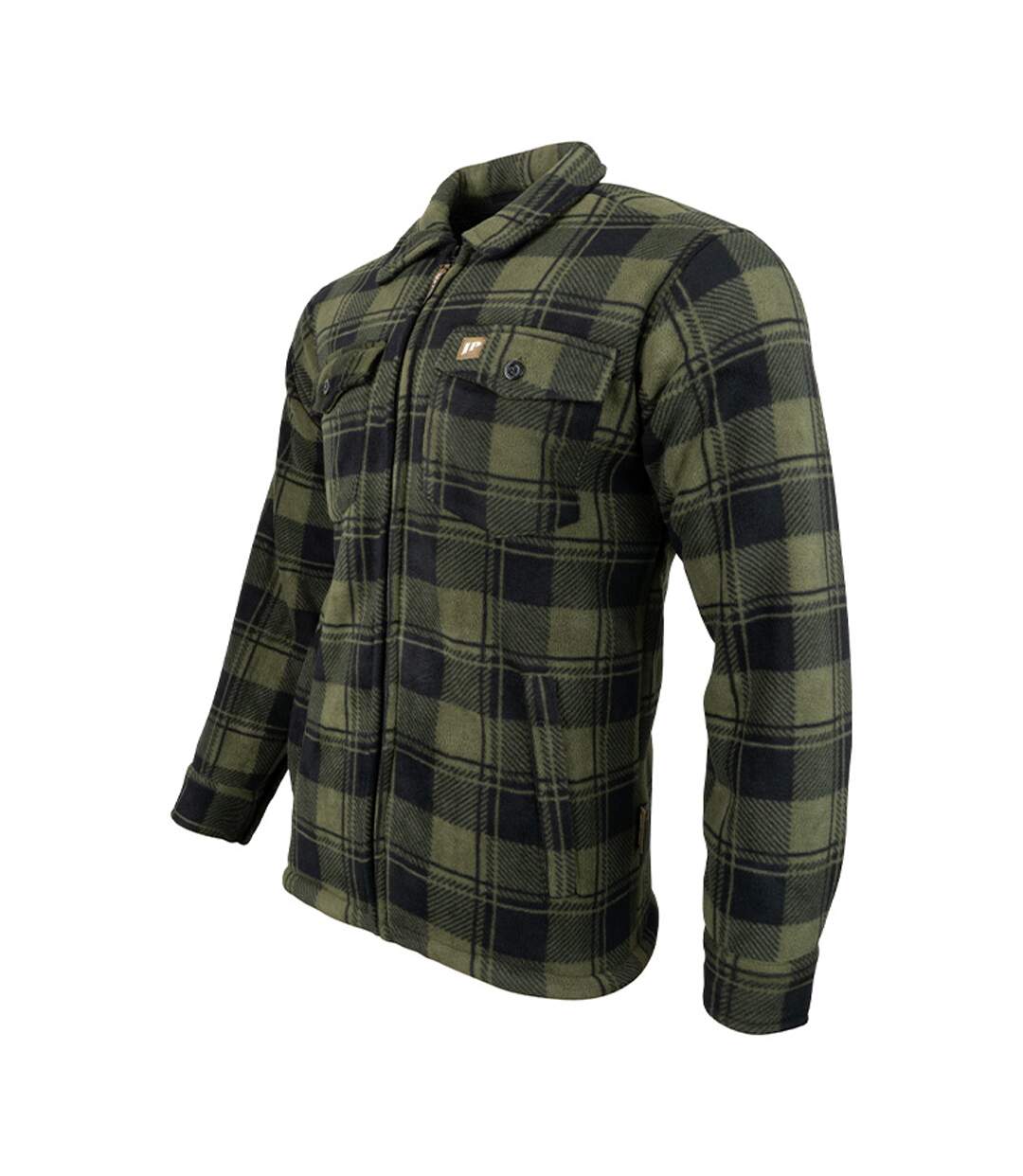 Chemise Motif/style À Carreaux Tundra Homme Vert Jack Pyke-3