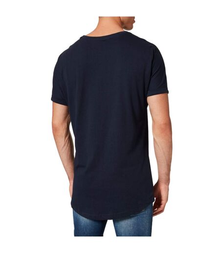 T-shirt Manches À Revers Motif/style Façonné Homme Bleu Nuit Urban Classics