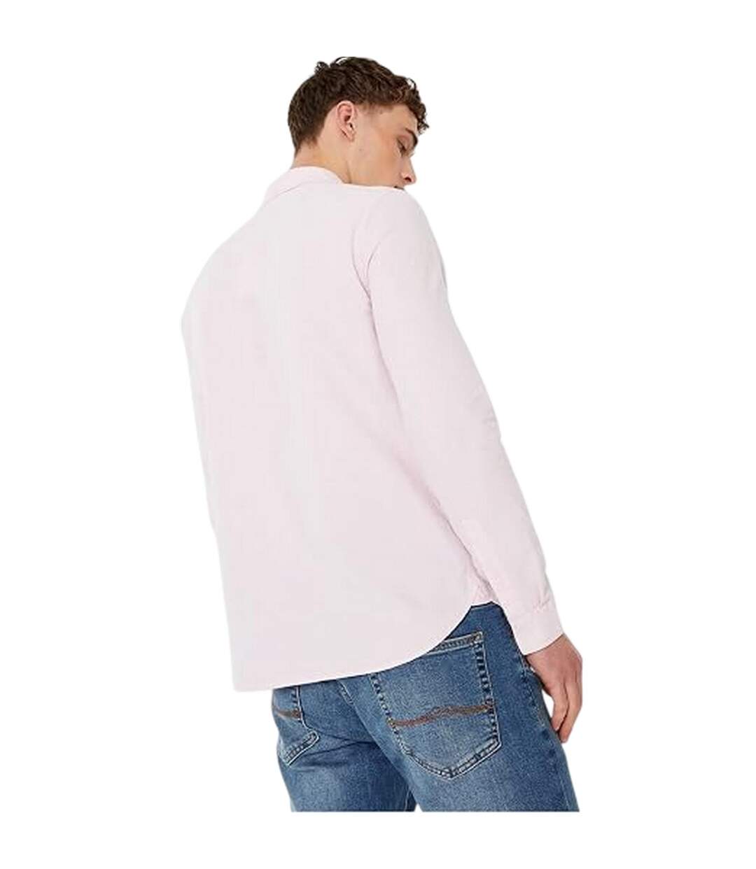 Mens Plain Oxford Shirt Pink Jack Wills-3