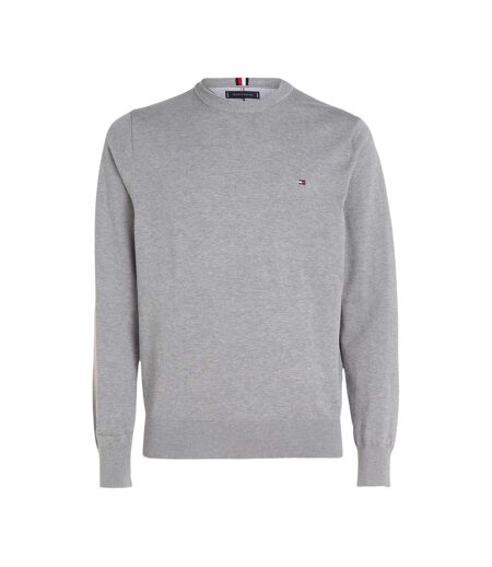 Pull Homme Gris Moyen Tommy Hilfiger