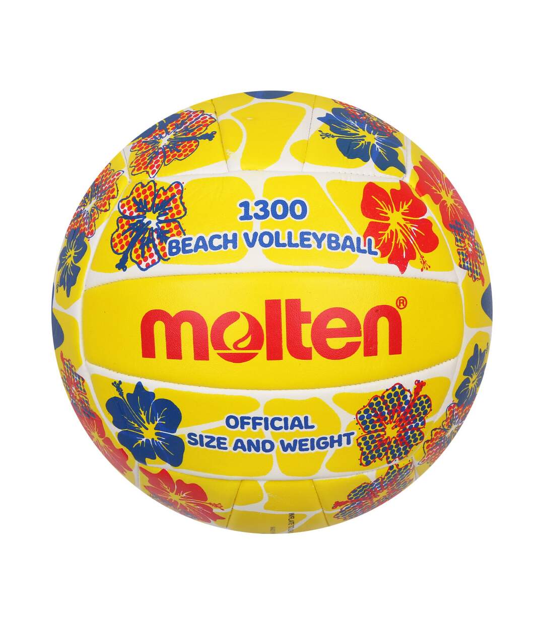 Ballon De Volley-ball Motif/style Plage Taille 5 Jaune Molten-1