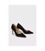 Womens/ladies Dash Pointed Court Shoes Natural Black Dorothy Perkins-4