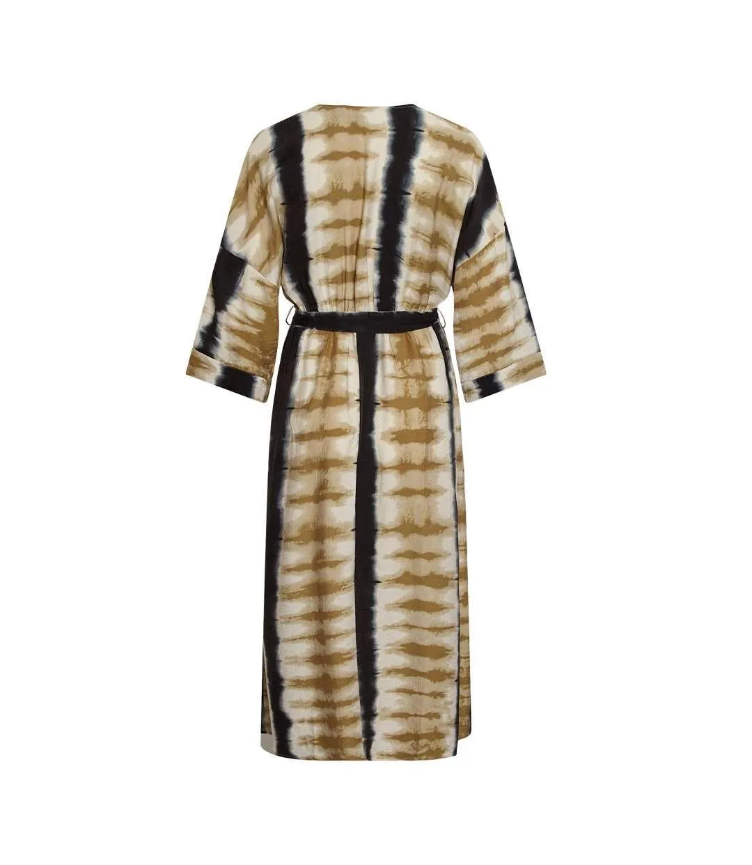Robe marron/marine femme vila viwrinkle-2
