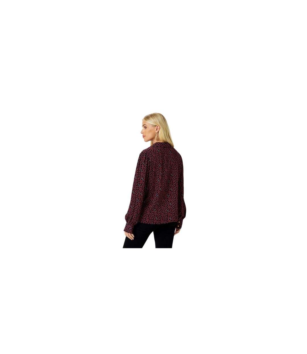 Womens/ladies Heart Shirt Red Multicoloured Biba-1