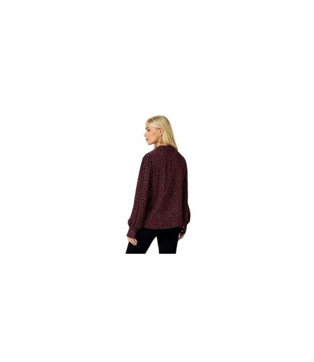 Womens/ladies Heart Shirt Red Multicoloured Biba