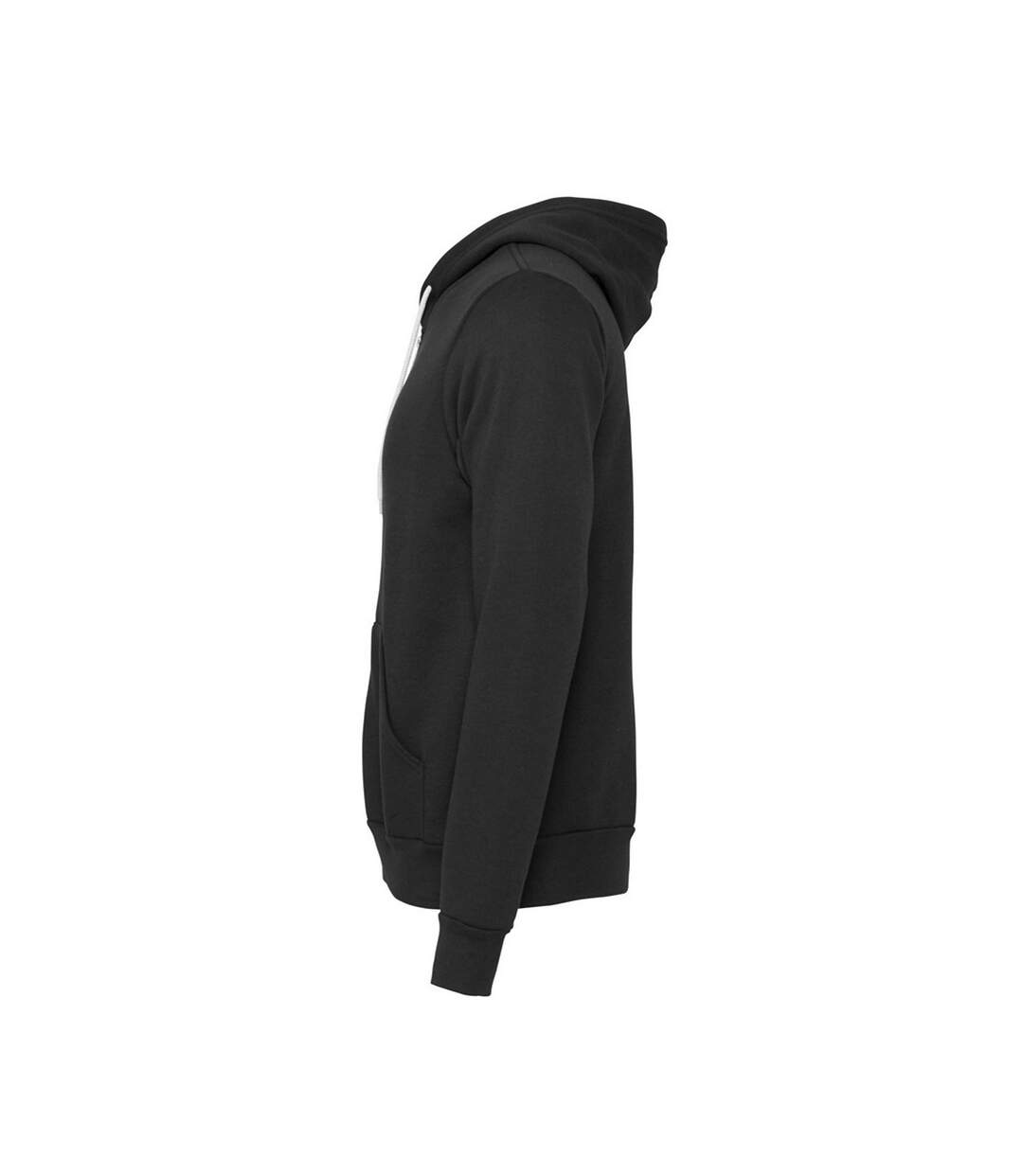 Unisex Adult Polycotton Pullover Hoodie Dark Grey Bella + Canvas-3