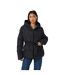 Doudoune À Capuche Motif/style Court Femme Noir Brave Soul-2