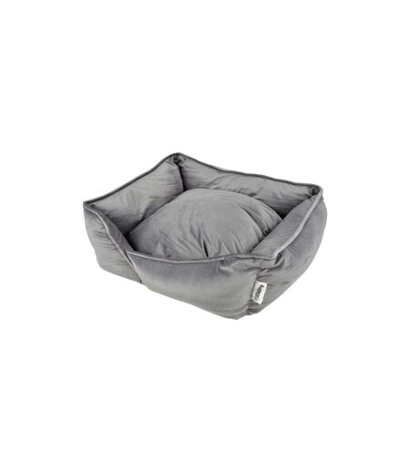 Panier Chien & Chat Velours Crafty 75cm Gris