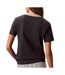 T-Shirt gris foncé femme calvin klein jeans archive lv047b205g-2