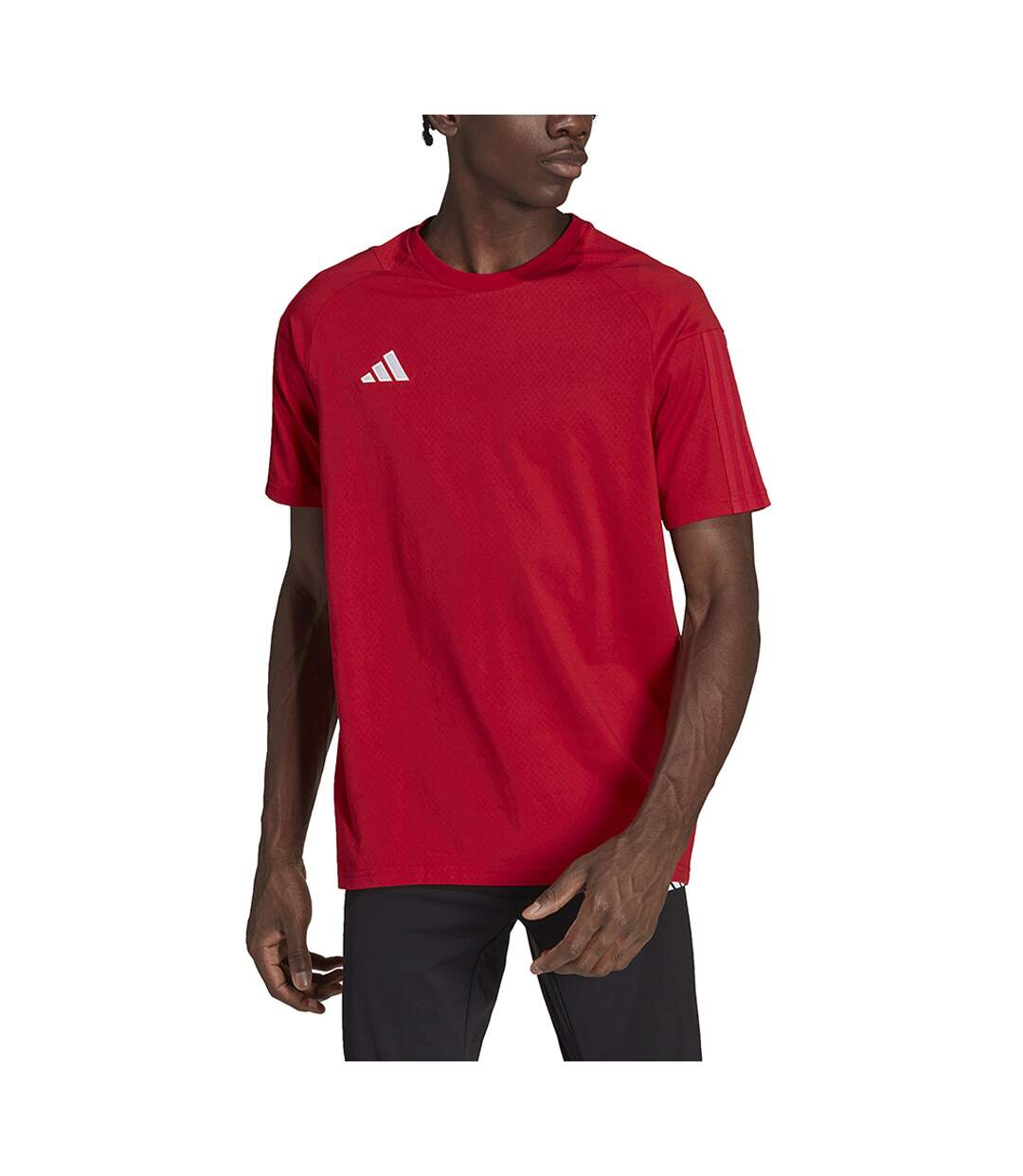 T-shirt Tiro Competition Homme Rouge Adidas-3