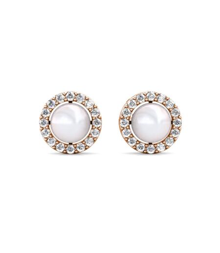 Boucles d'oreilles Circlet Pearl, Cristal d'Autriche, Perle d'imitation