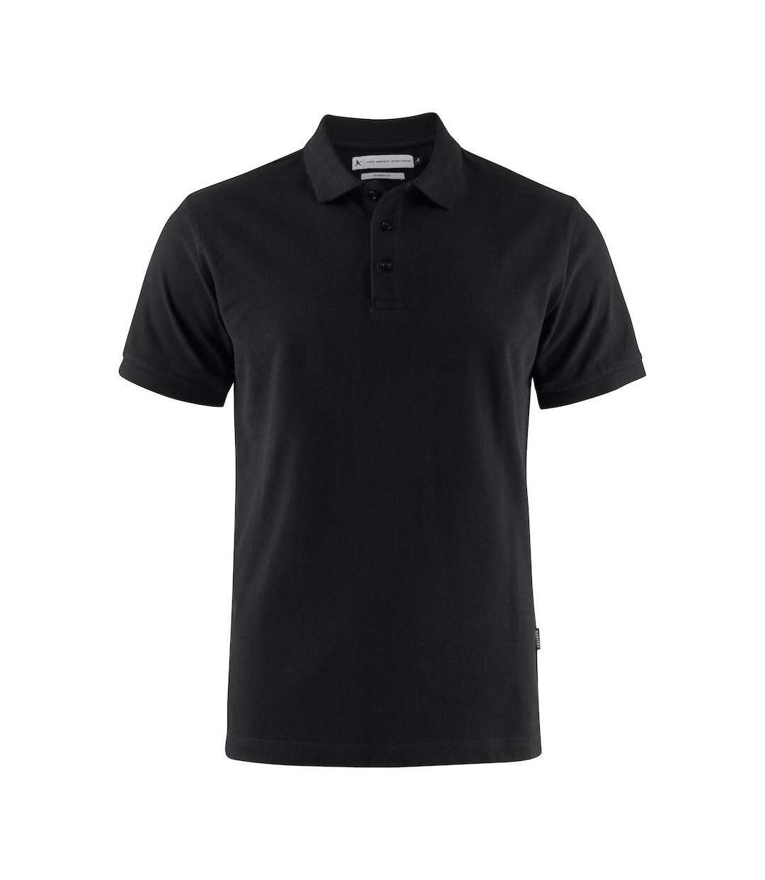 Polo Neptune Homme Noir James Harvest-1