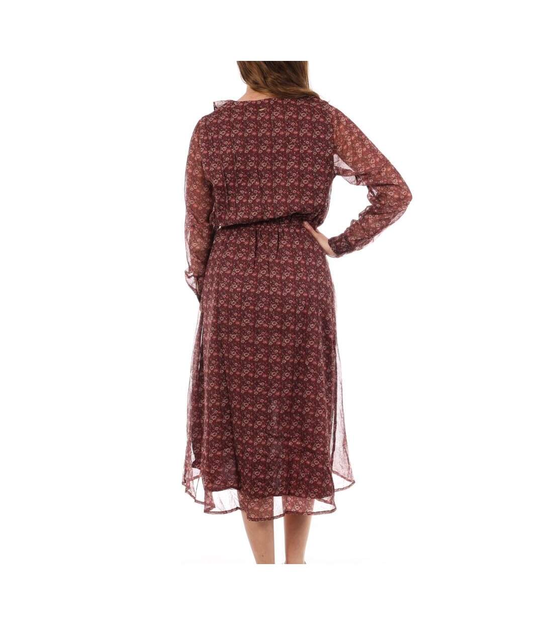 Robe bordeaux femme kaporal bibi-2