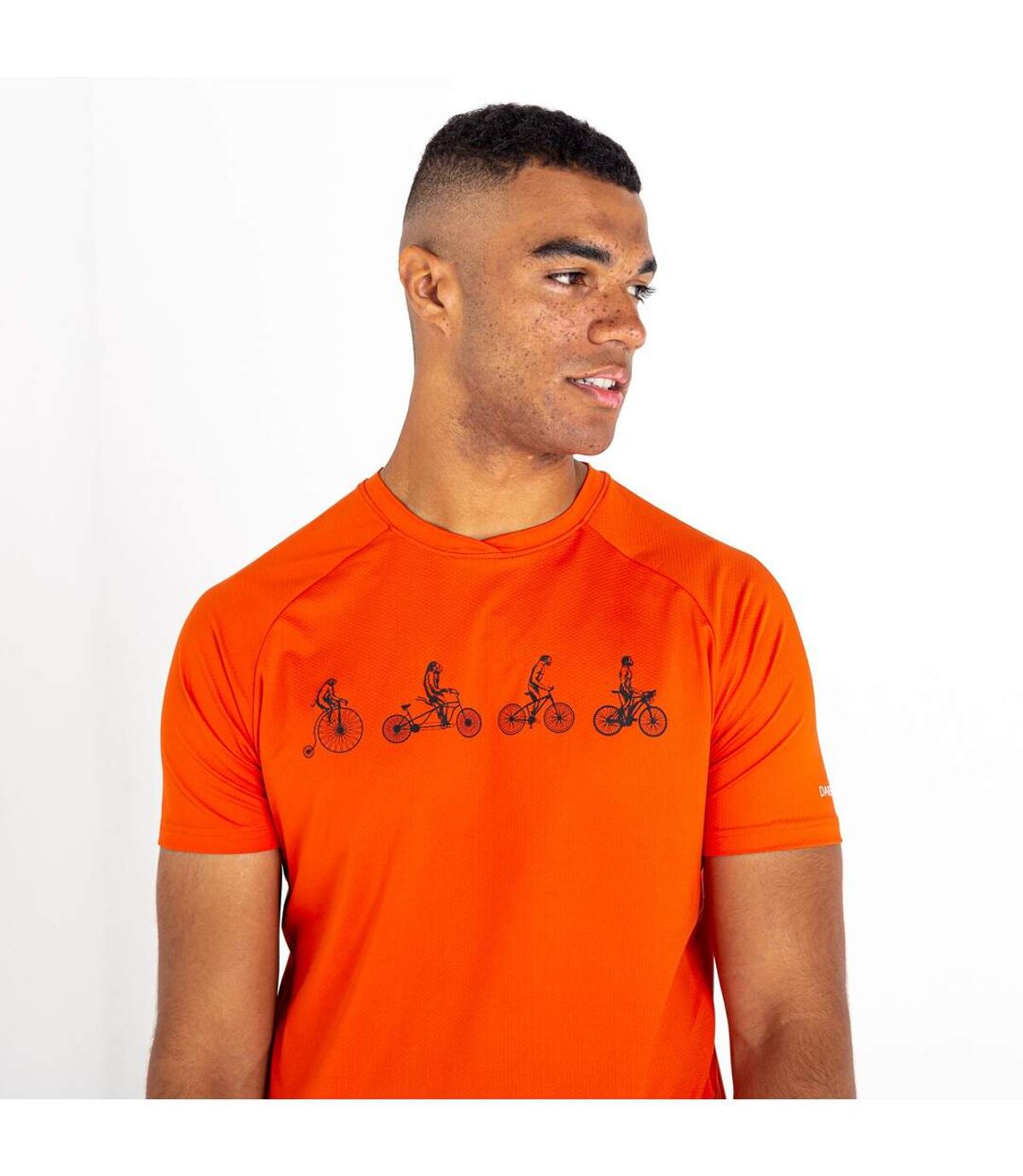 Dare 2B Mens Righteous II Evolution Recycled Lightweight T-Shirt (Burnt Salmon) - UTRG7055