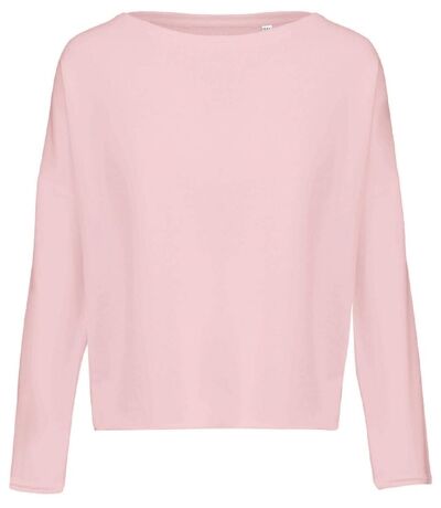 Sweat shirt femme Loose - K471 - rose clair