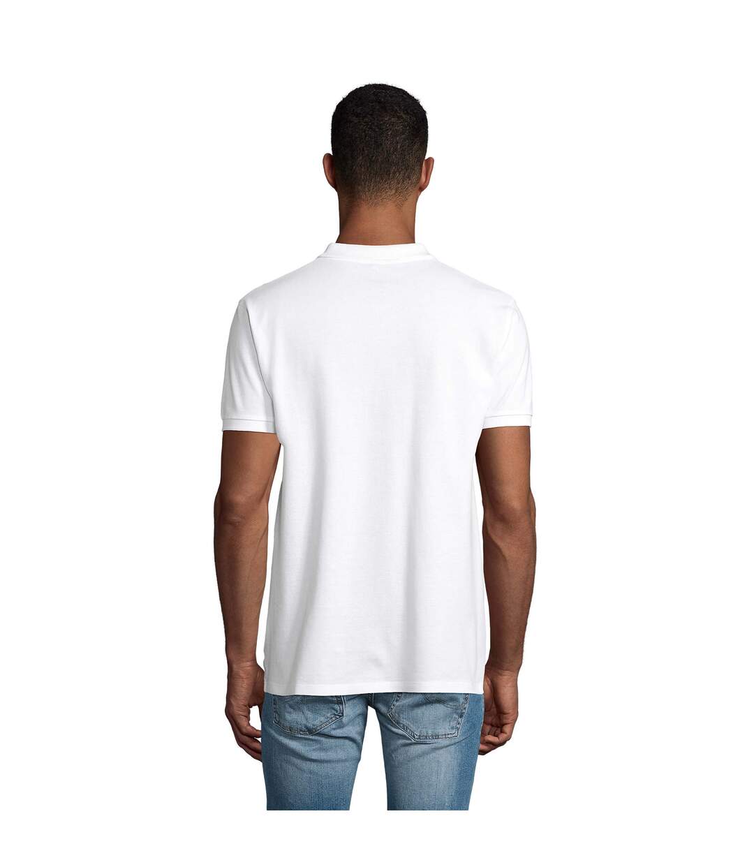 Polo Planet Homme Blanc SOLS-3