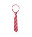 Supreme Products Unisex Adult Stripe Show Tie (Red/Navy) (One Size)