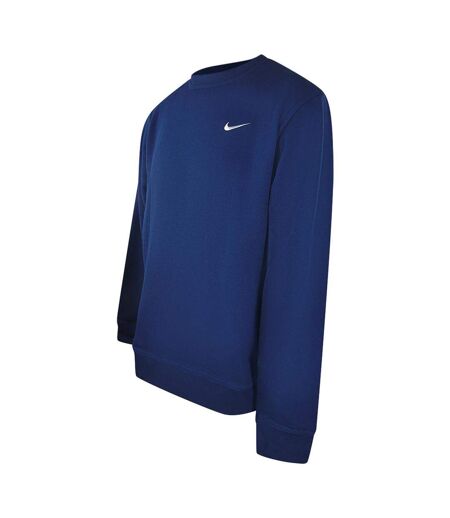 Sweat Motif/style Swoosh Adulte Bleu Marine Foncé Nike