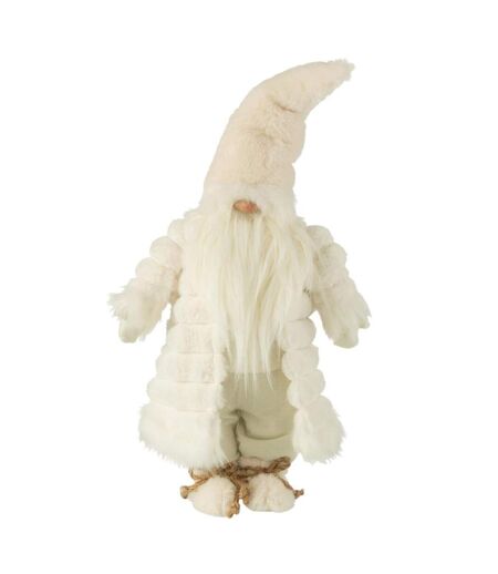 Statue Déco Lutin Veste Rembourrée 64cm Crème