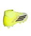 Childrens/kids F50 League Firm Ground Football Boots Solar Yellow Adidas-2