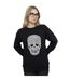 Disney Sweatshirt femme/femme avec tête de mort Clochette (Noir) - UTBI40863-2