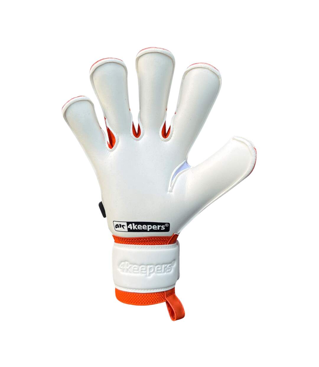 Gants De Gardien De But Entraînement Champ Adulte Blanc Orange 4Keepers-2