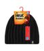 Mens 3.4 TOG Soft Fleece Lined Ribbed Knitted Thermal Winter Hat-2