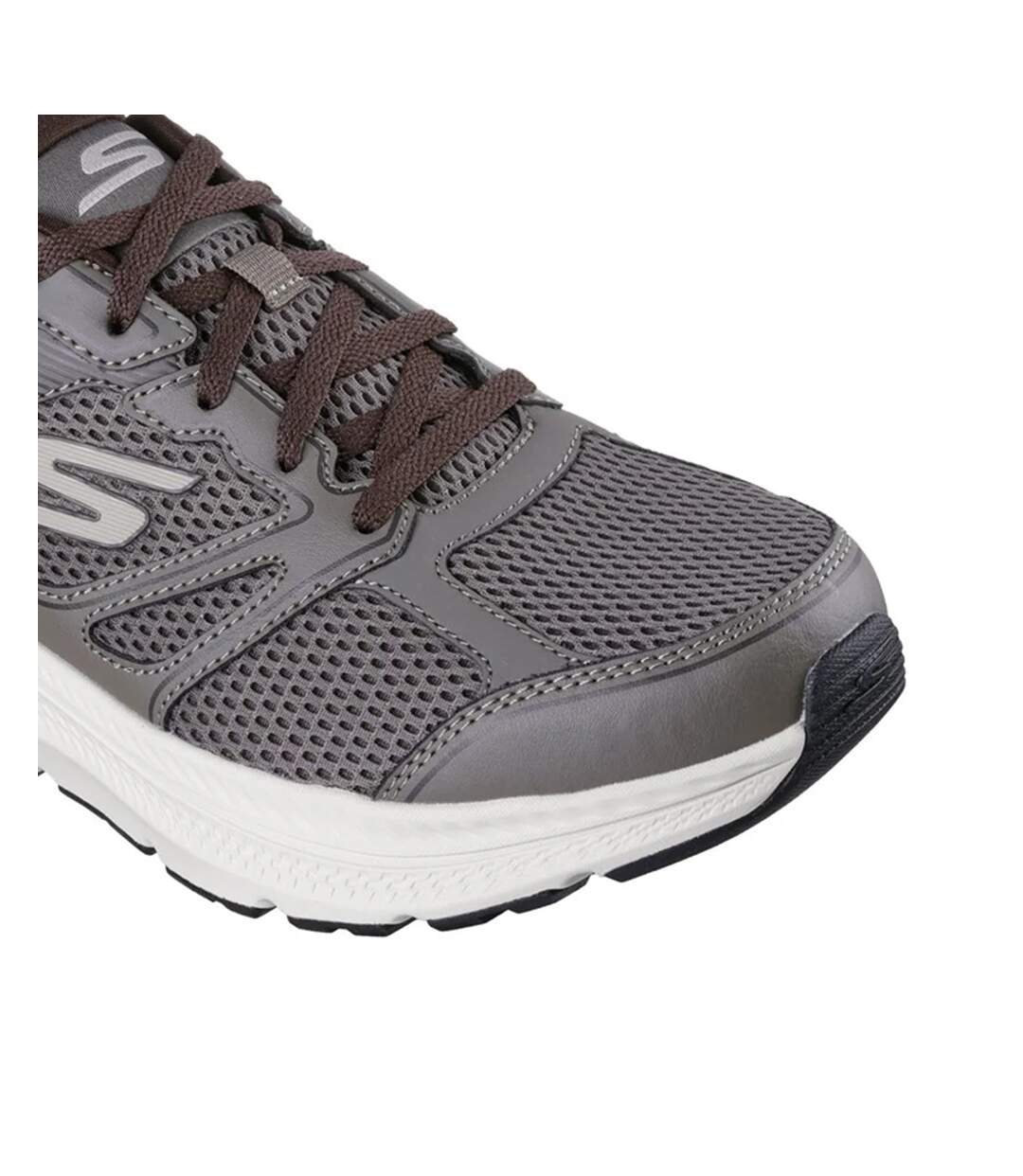 Mens Go Run Consistent 2.0 Mapleton Leather Trainers Brown Skechers-3
