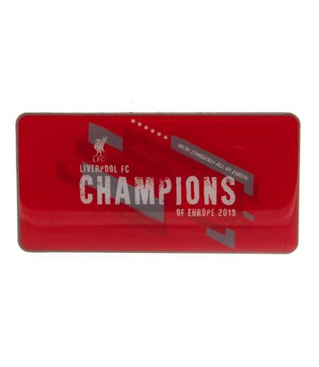 Liverpool FC - Aimant de réfrigérateur CHAMPIONS OF EUROPE (Rouge) (Taille unique) - UTTA4763