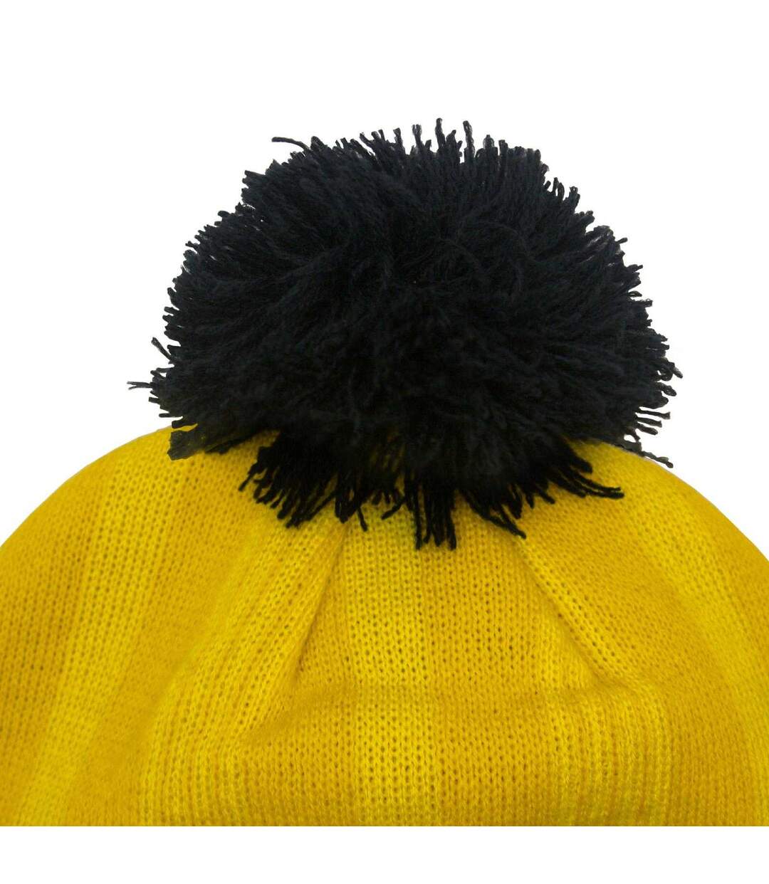 Gunners 1989 Away Kit Bobble Beanie Yellow Black Fan Originals-4