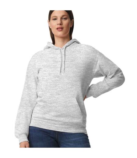 Unisex Adult Midweight Fleece Hoodie Ash Grey Gildan