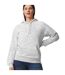 Unisex Adult Midweight Fleece Hoodie Ash Grey Gildan-3