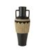 Vase Amphore Design Herbes 100cm Noir-1