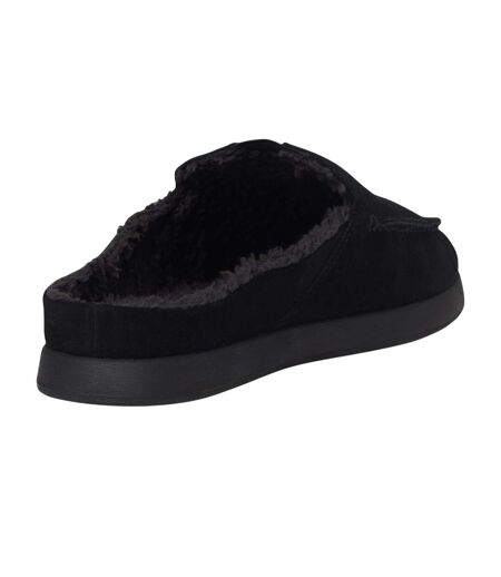 Mens Alonso Suede Mules Black Toms